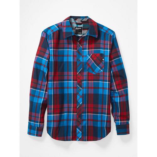 Marmot Anderson Clothes - Mens Shirts Blue CA8925361 Canada